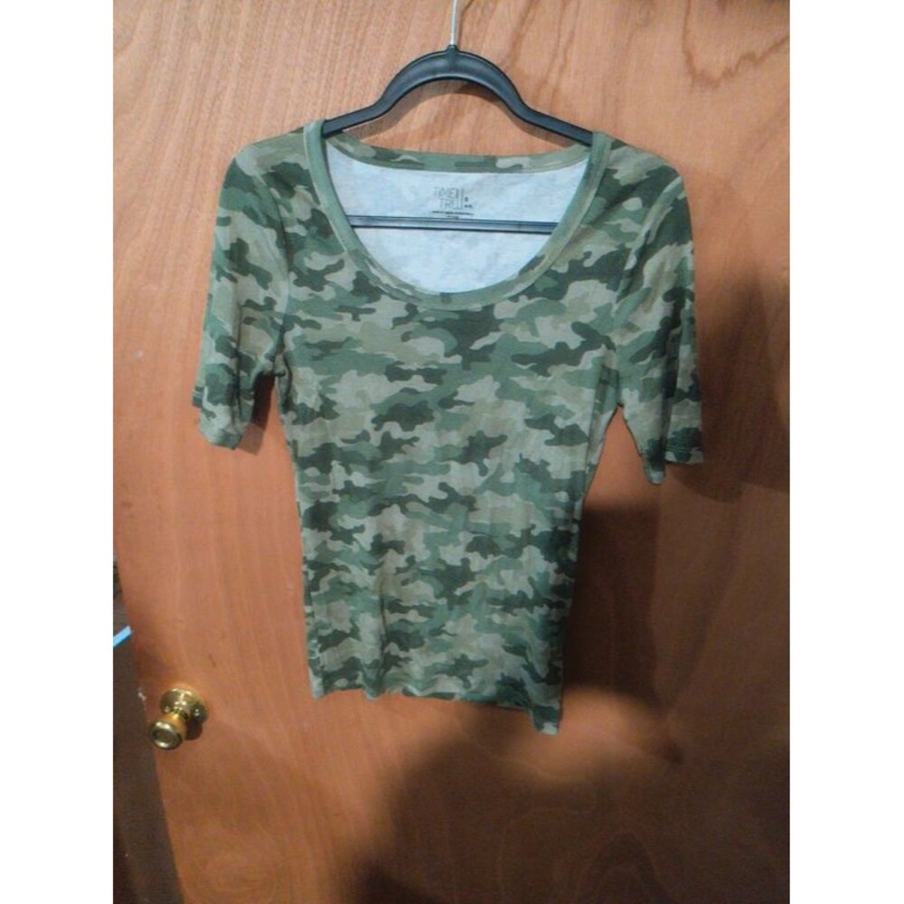Time and true Camo T shirt